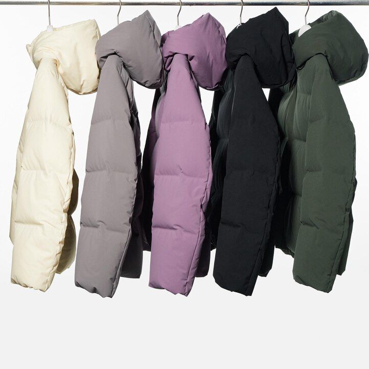 chaquetas de plumón sin costuras uniqlo para mujer color oliva