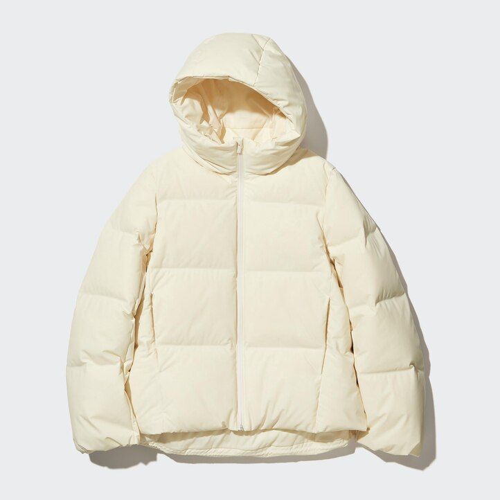 chaquetas de plumón sin costuras uniqlo para mujer color oliva