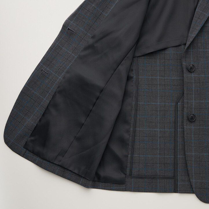 chaquetas sastre uniqlo negras para mujer