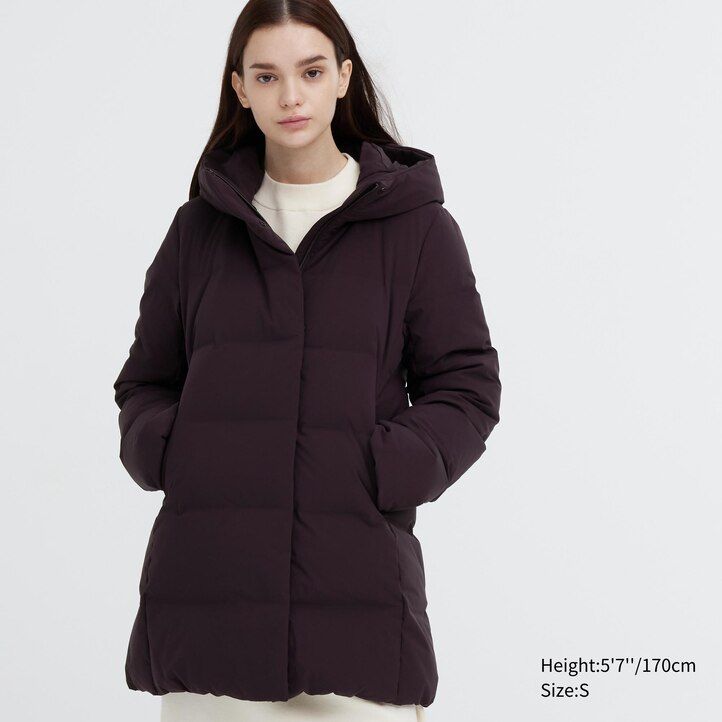 chaquetas de plumón sin costuras uniqlo para mujer color negro