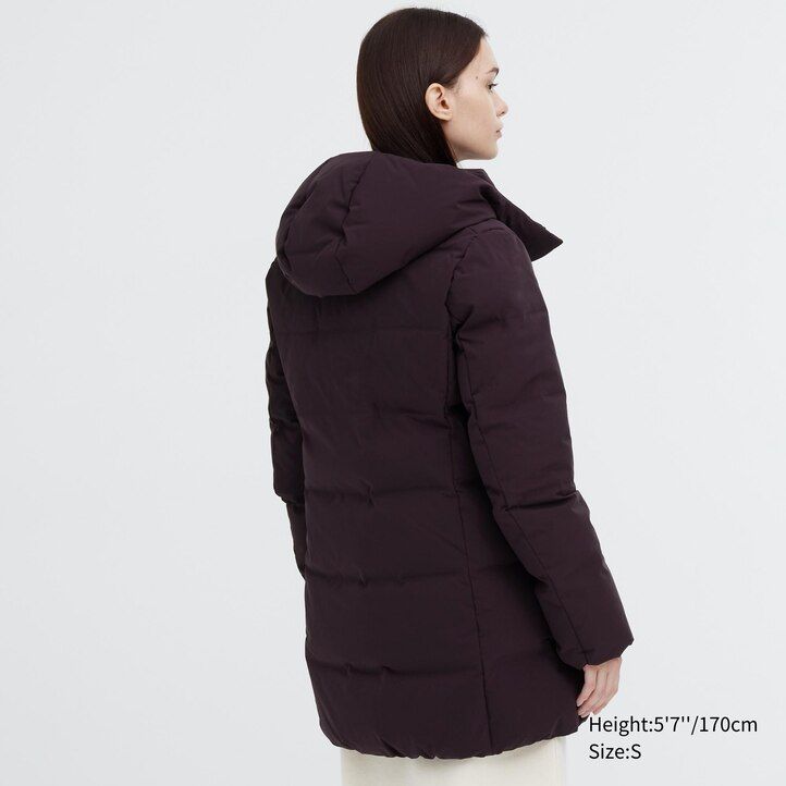 chaquetas de plumón sin costuras uniqlo para mujer color negro