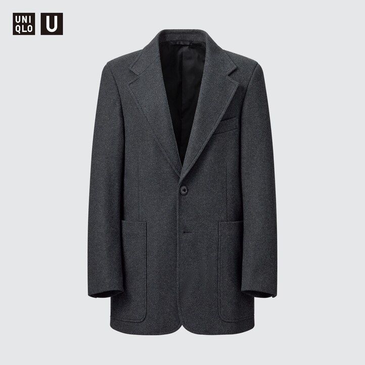 chaquetas de punto uniqlo en marrón oscuro para mujer