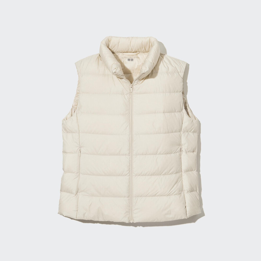 chaquetas de plumón ultraligeras uniqlo para mujer blancas