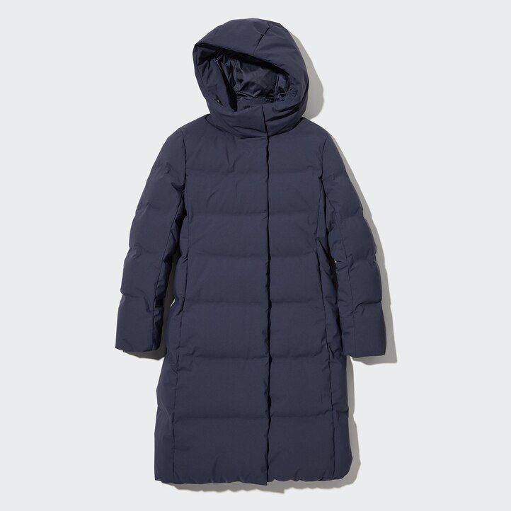 chaquetas de plumón sin costuras uniqlo grises para mujer