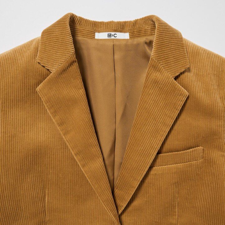 chaquetas de pana uniqlo para mujer en marrón