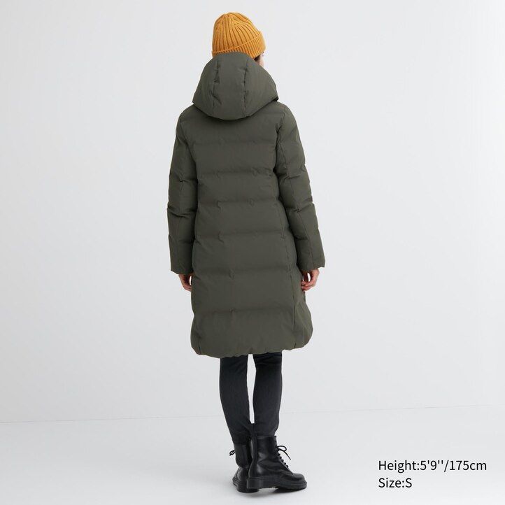 chaquetas de plumón sin costuras uniqlo para mujer color negro