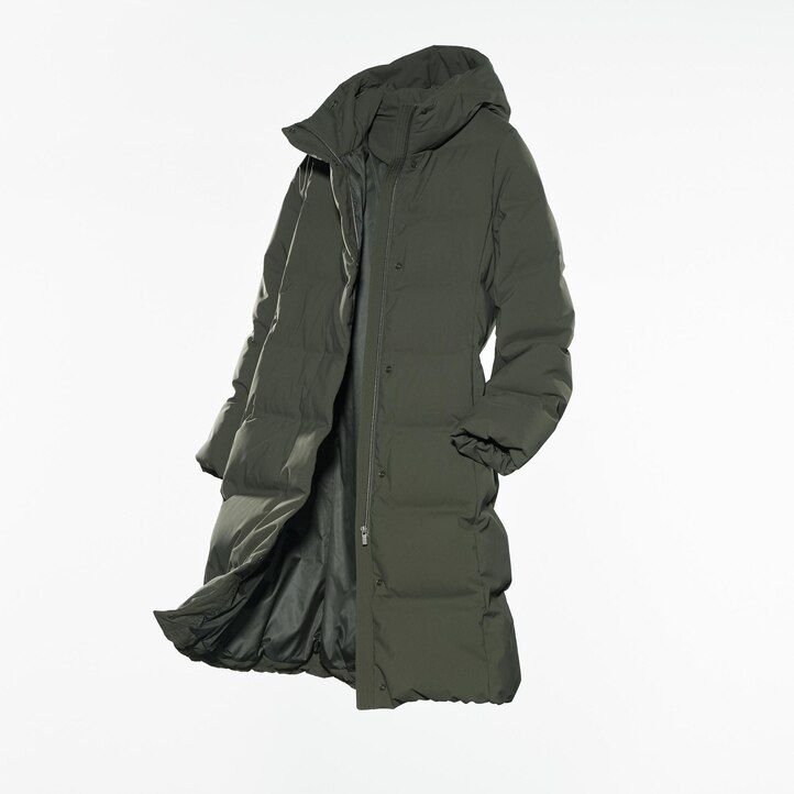 chaquetas de plumón sin costuras uniqlo para mujer color negro