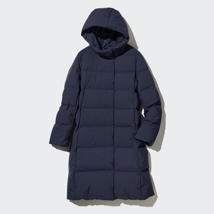 chaquetas de plumón sin costuras uniqlo para mujer color negro