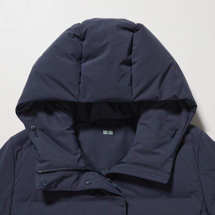 chaquetas de plumón sin costuras uniqlo para mujer color negro