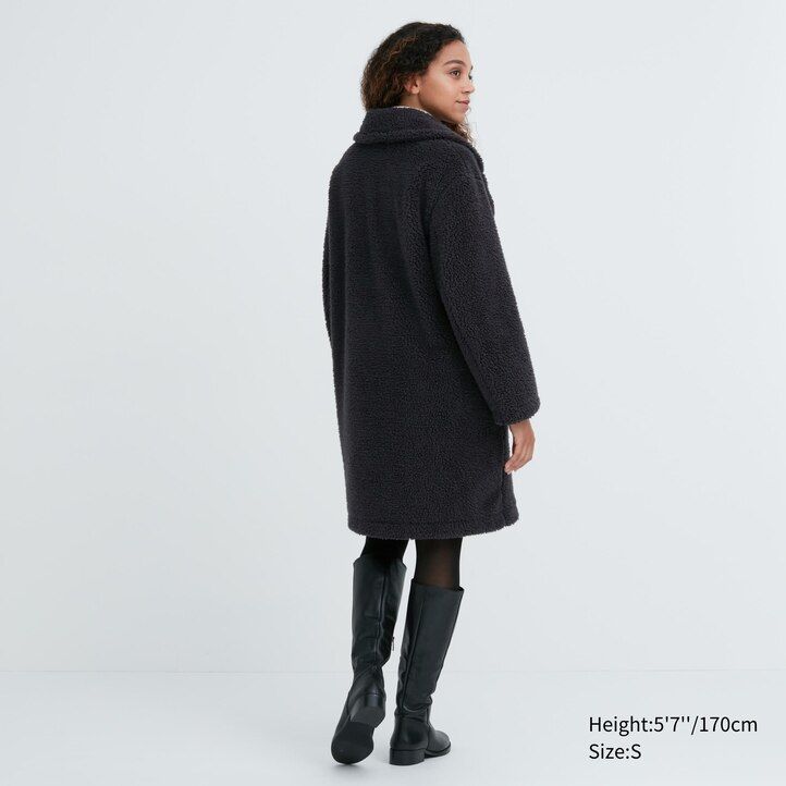 chaquetas cortavientos de forro polar beige para mujer de uniqlo