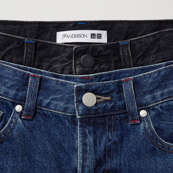 vaqueros ajustados de pierna recta uniqlo para mujer color gris oscuro