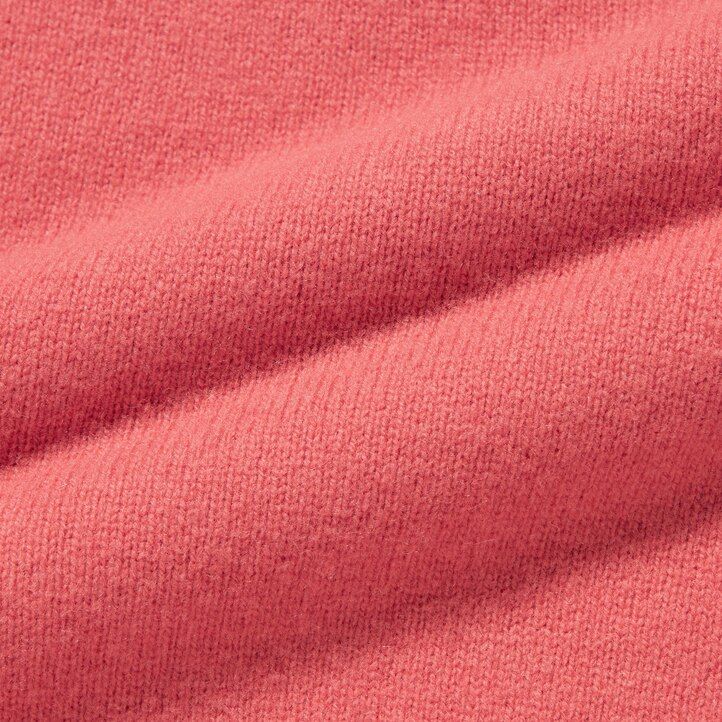 suéteres de lana de cordero uniqlo 100 rosa para mujer
