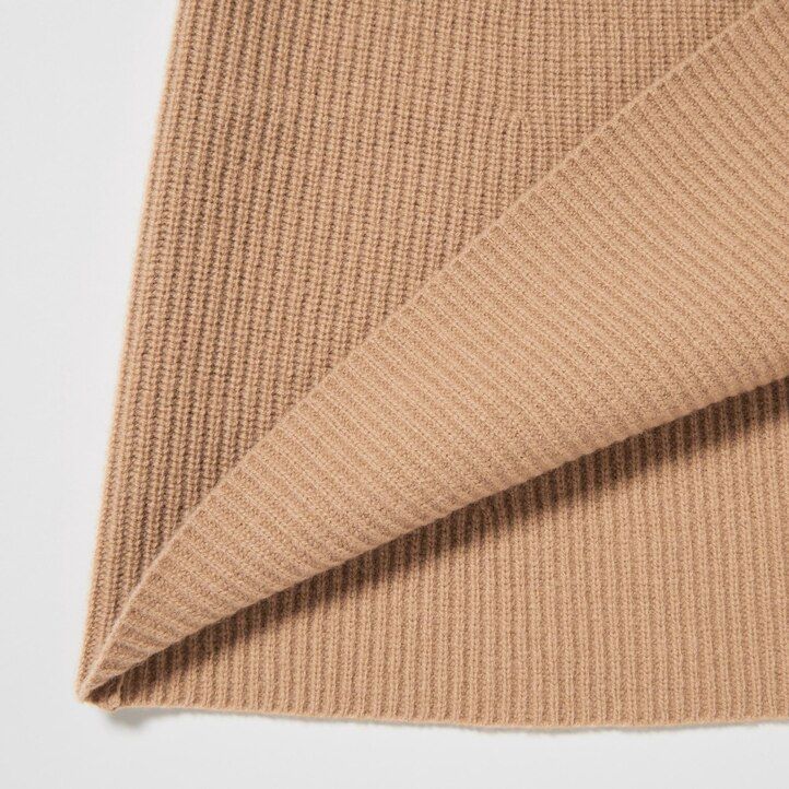 minijerséis de lana de cordero premium uniqlo beige para mujer