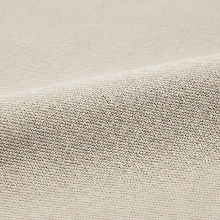 suéteres de cuello redondo de algodón sin costuras de punto 3d de uniqlo para mujer color rojo