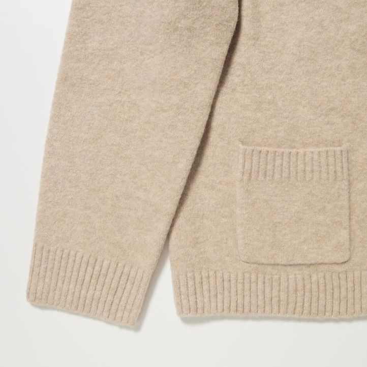 suéteres de hilo souffle de uniqlo para mujer color rojo