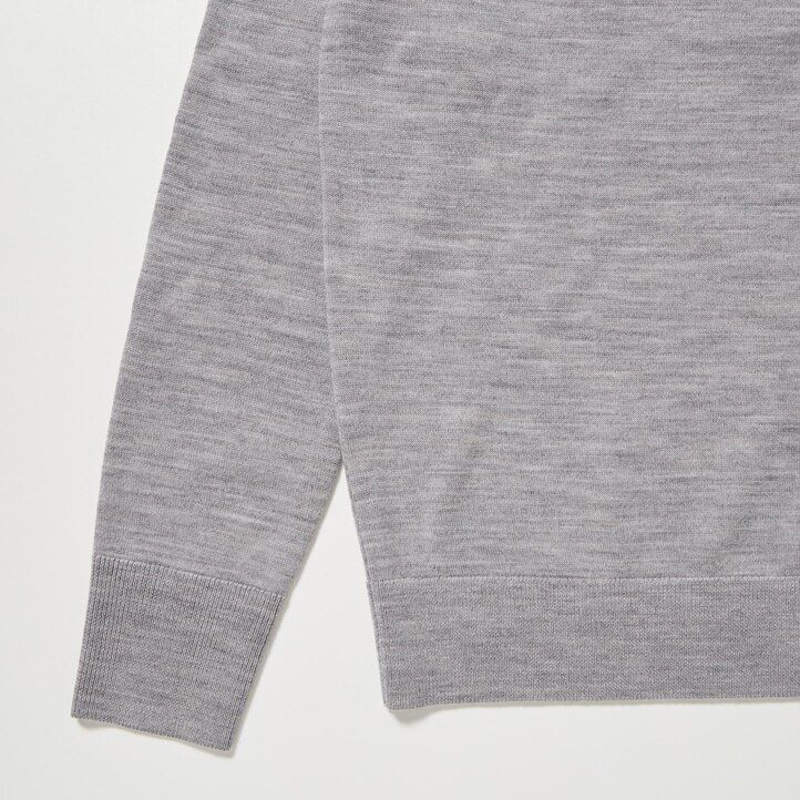 suéteres uniqlo de merino extrafino 100 para mujer color marrón