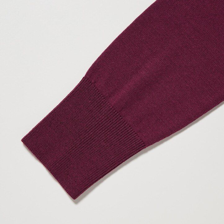 suéteres de cuello en v uniqlo 100 merino extrafino para mujer color verde