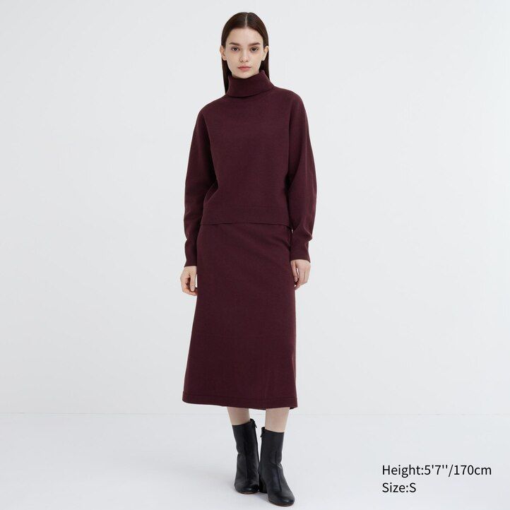 jerséis uniqlo 3d knit seamless souffle yarn para mujer en beige