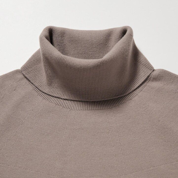 jerséis uniqlo 3d knit seamless souffle yarn para mujer en beige