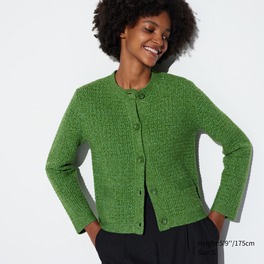 jerséis de punto uniqlo para mujer en verde