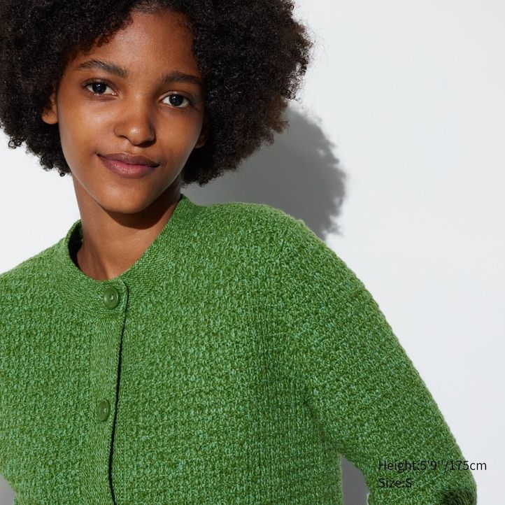 jerséis de punto uniqlo para mujer en verde