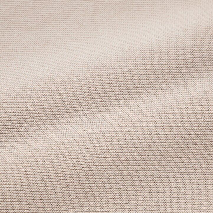 suéter uniqlo de punto 3d de algodón sin costuras con cuello redondo para mujer blanco