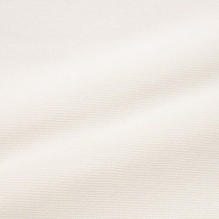suéter uniqlo de punto 3d de algodón sin costuras con cuello redondo para mujer blanco
