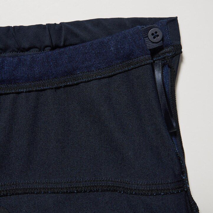 ropa de maternidad de mezclilla ultraelástica uniqlo para mujer en azul