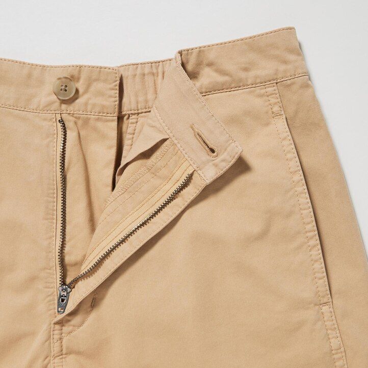 pantalones cortos chinos blancos uniqlo para mujer