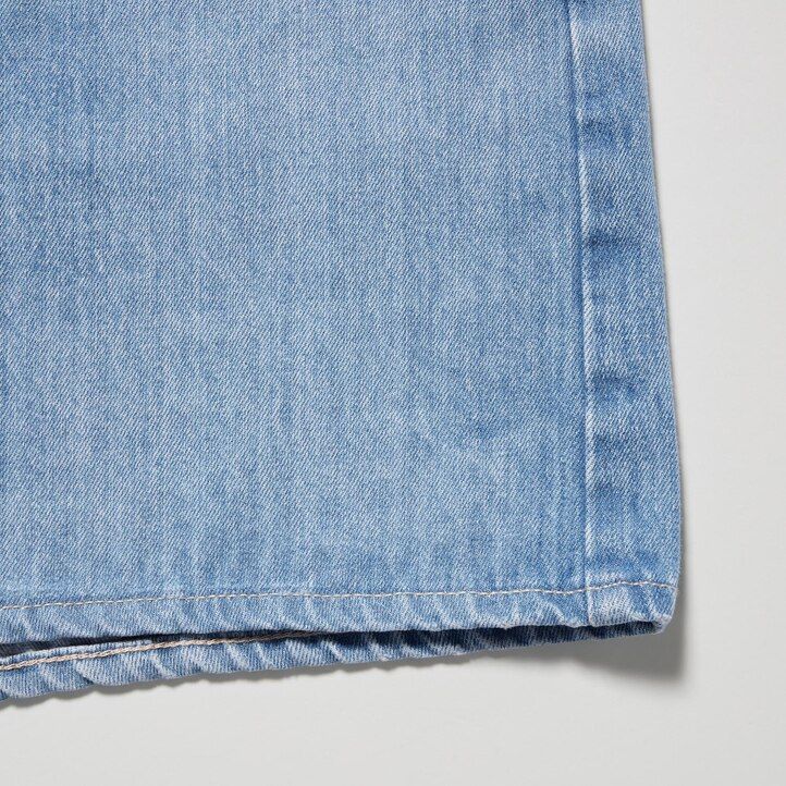 pantalones cortos vaqueros uniqlo para mujer en azul