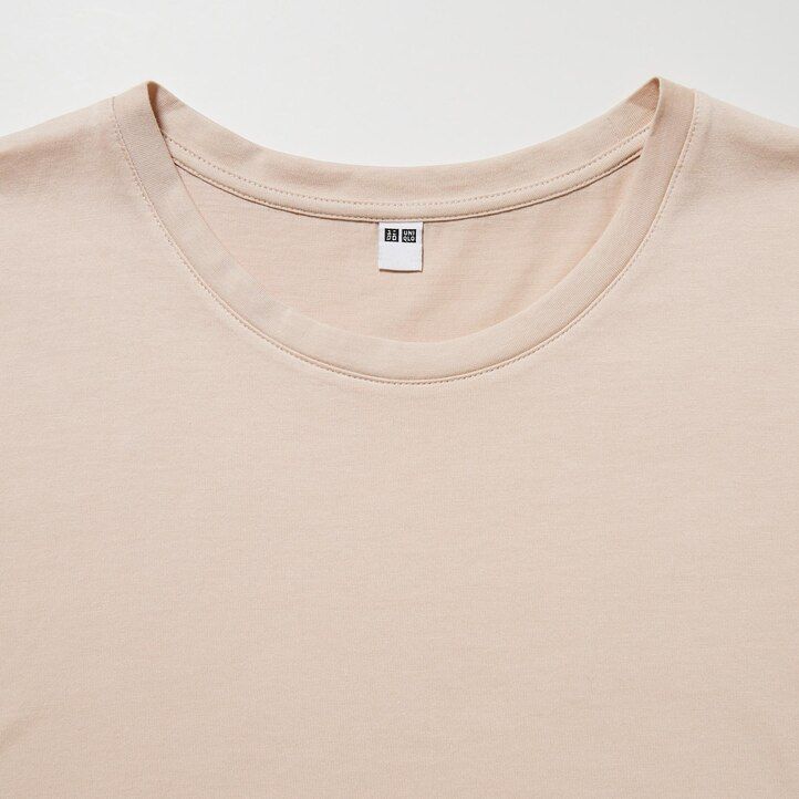 camisetas de mujer uniqlo 100 algodón supima con cuello redondo y mangas cortas color verde