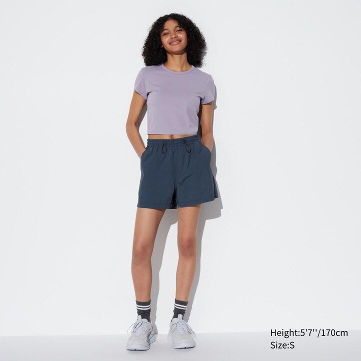 camiseta corta ultra suave uniqlo airism blanca para mujer