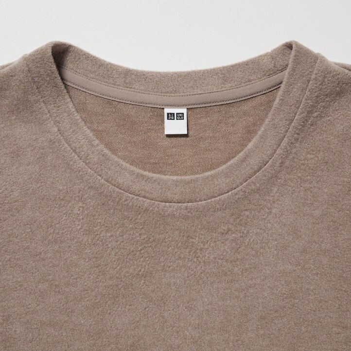 camiseta térmica de cuello redondo y manga corta uniqlo heattech para mujer color verde