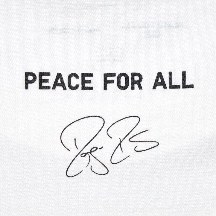 camisetas blancas para mujer uniqlo peace for all graphic roger federer