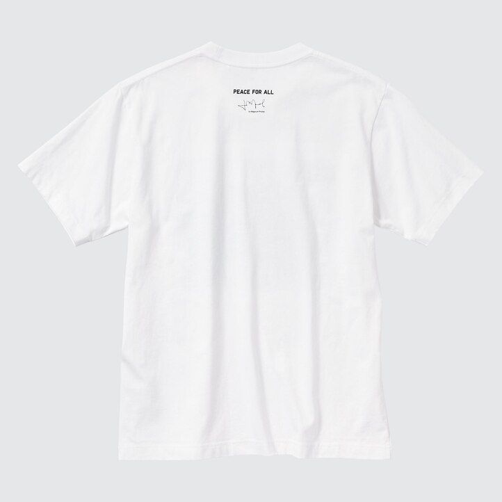 camisetas uniqlo peace for all graphic cristina de middel para mujer blancas