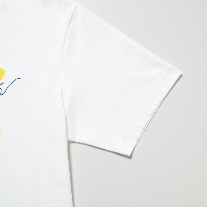 camisetas blancas uniqlo peace for all graphic ines de la fressange para mujer