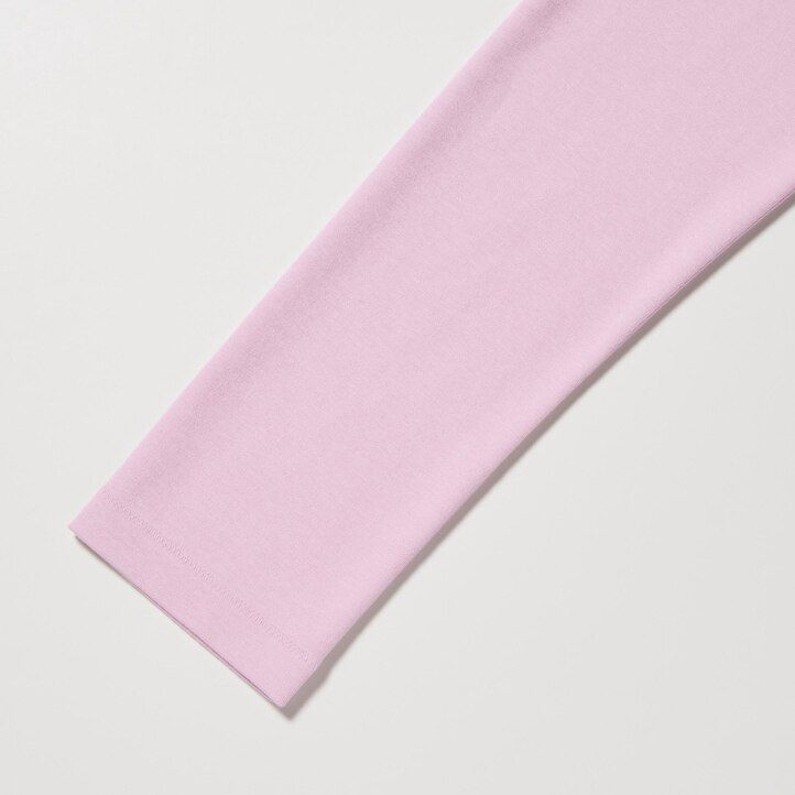 camisetas uniqlo negras de algodón liso con mangas elásticas para mujer