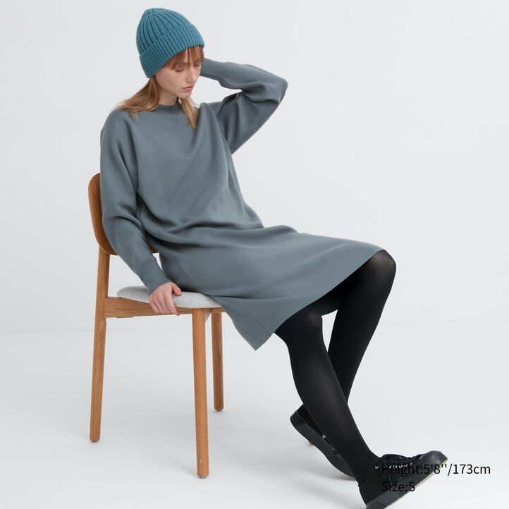 mallas térmicas uniqlo heattech para mujer color gris oscuro