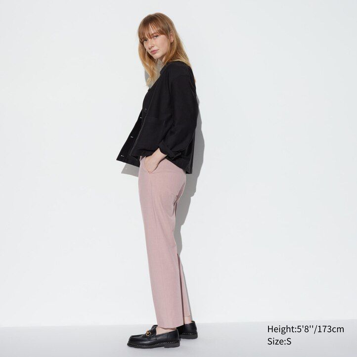 tops elegantes hasta el tobillo beige uniqlo para mujer