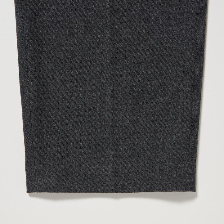 tops plisados uniqlo heattech para mujer en marrón oscuro