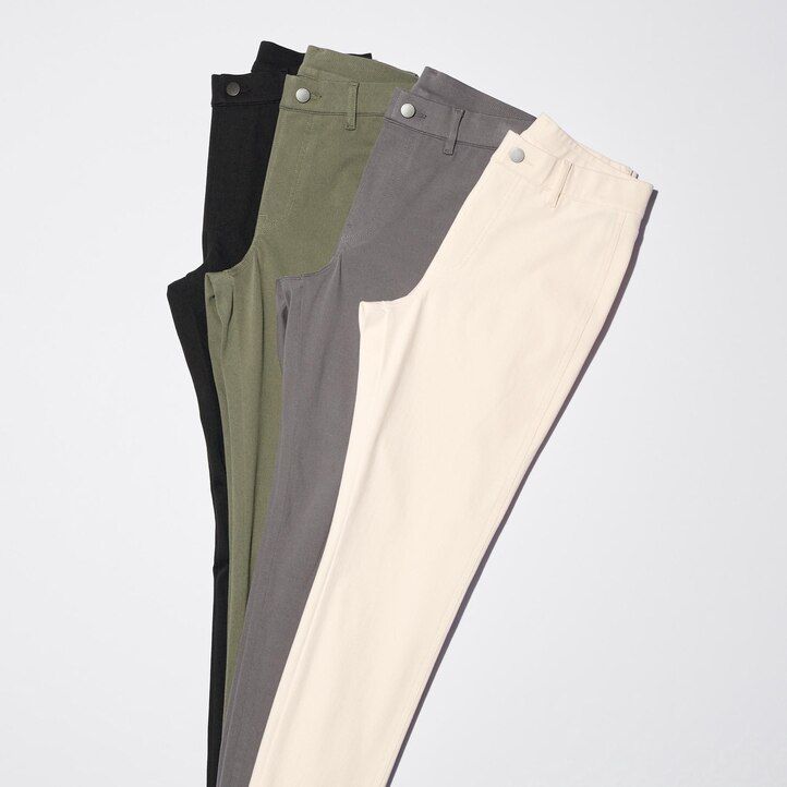 tops uniqlo ultra stretch blancos para mujer