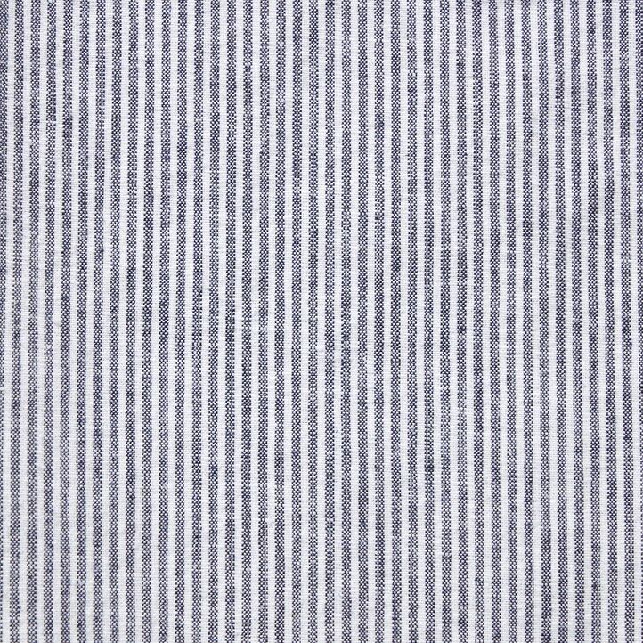 tops de mujer de mezcla de lino y algodón a rayas de color azul uniqlo