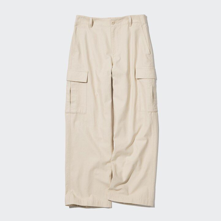 tops de mujer uniqlo wide straight legrgo verdes