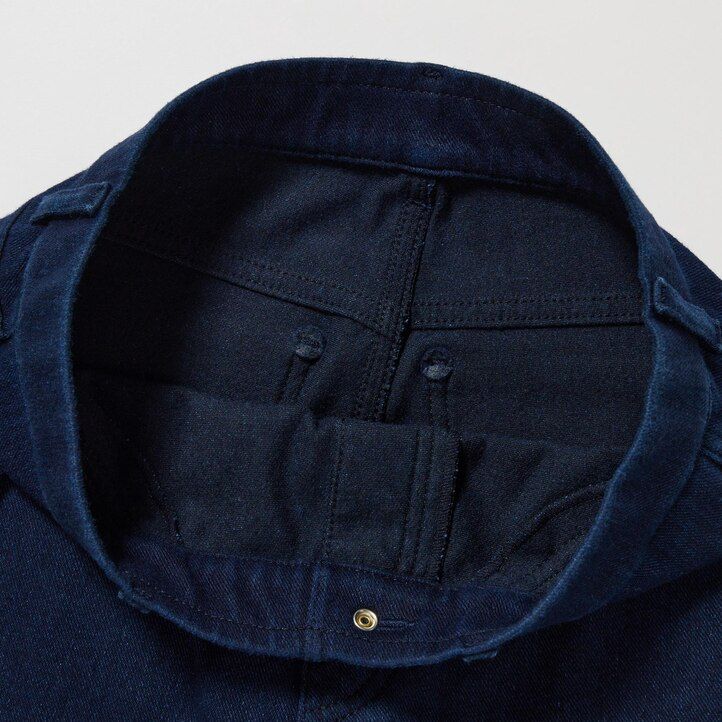 tops vaqueros de tiro alto ultraelásticos heattech de uniqlo para mujer en color azul