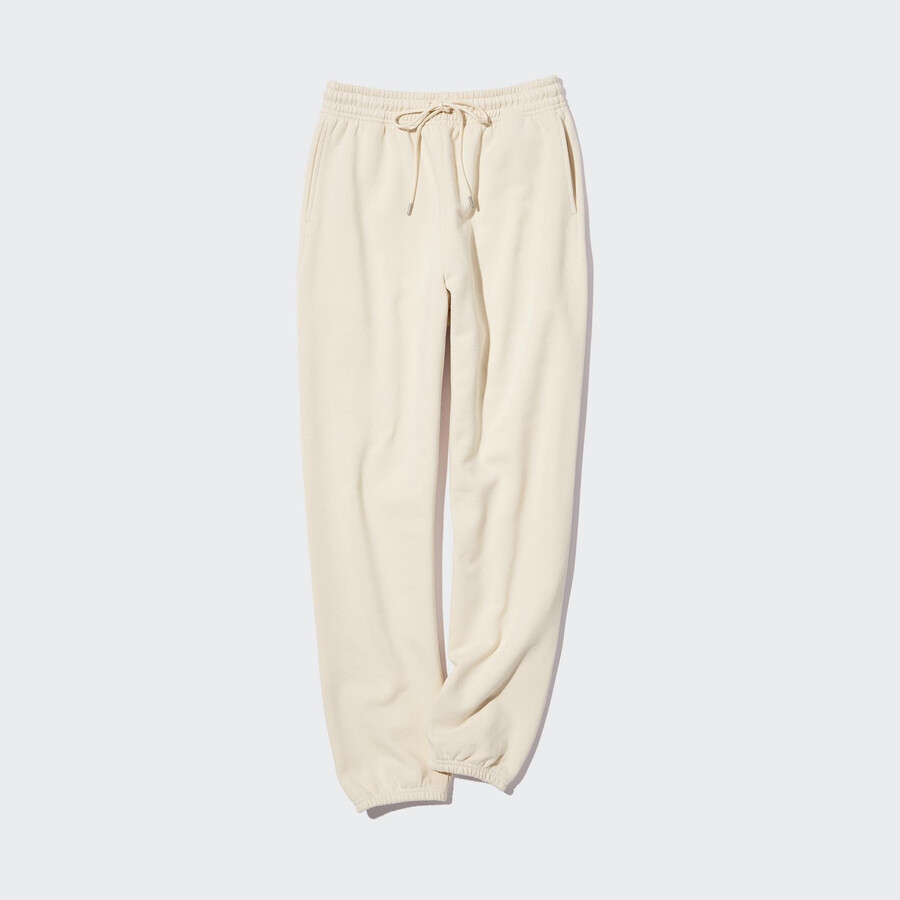 joggers blancos uniqlo para mujer