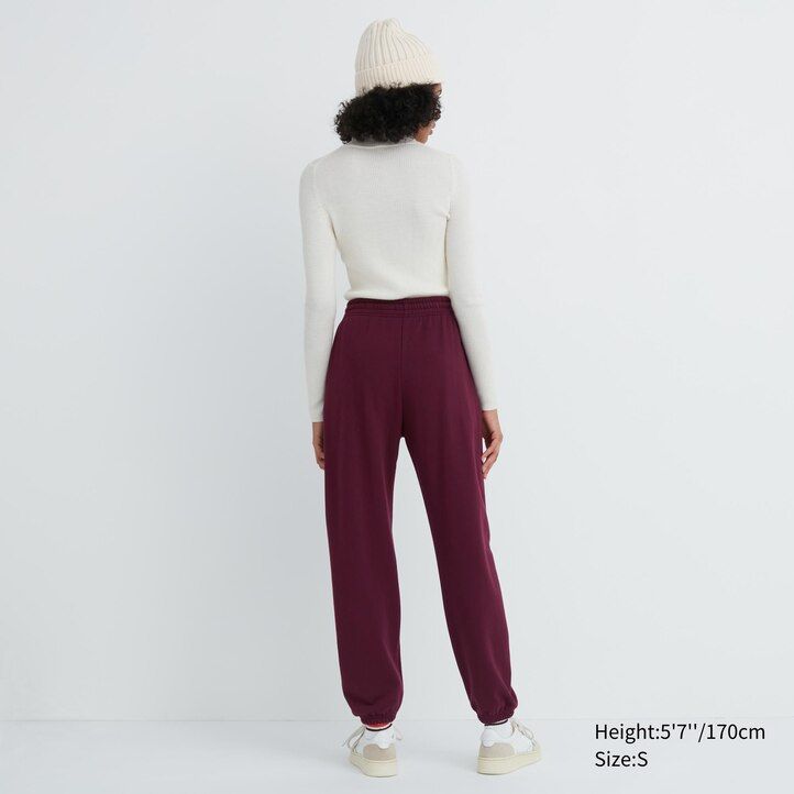joggers blancos uniqlo para mujer