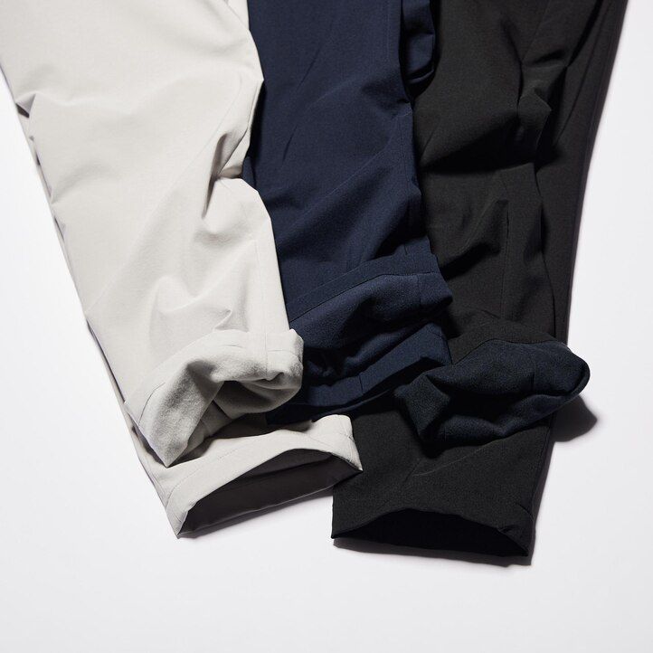 tops de mujer con forro cálido uniqlo heattech azul marino