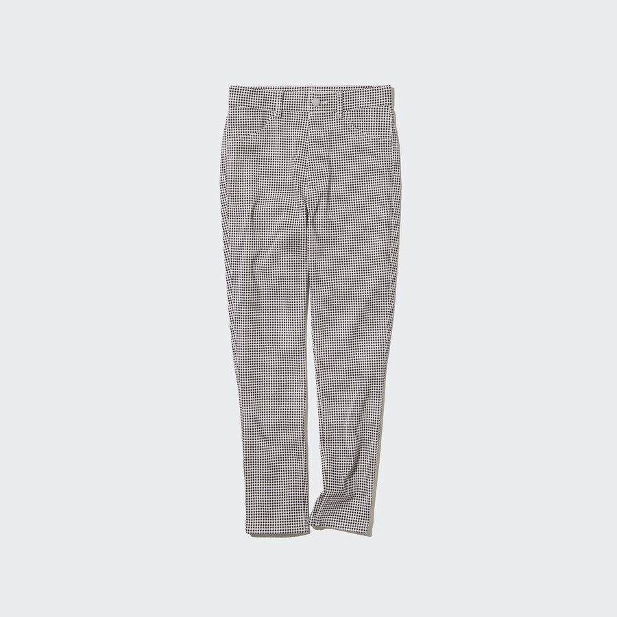 tops cortos de tiro alto ultraelásticos uniqlo para mujer color negro