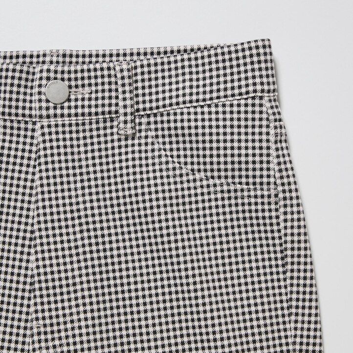 tops cortos de tiro alto ultraelásticos uniqlo para mujer color negro