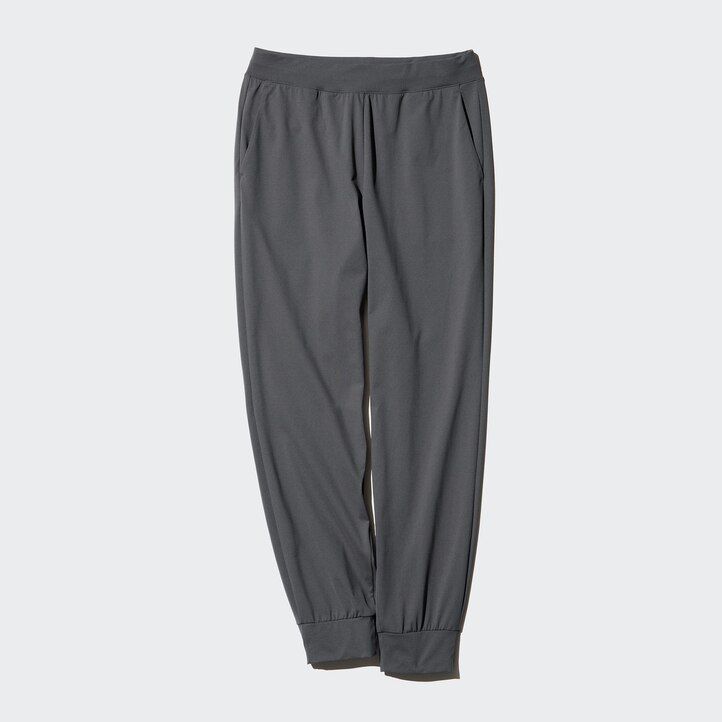 tops uniqlo ultra stretch airism para mujer en gris
